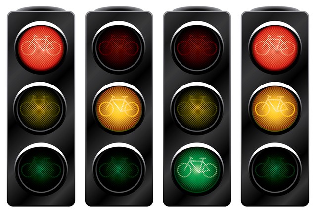 The testing cycle goes from red to green to red to green